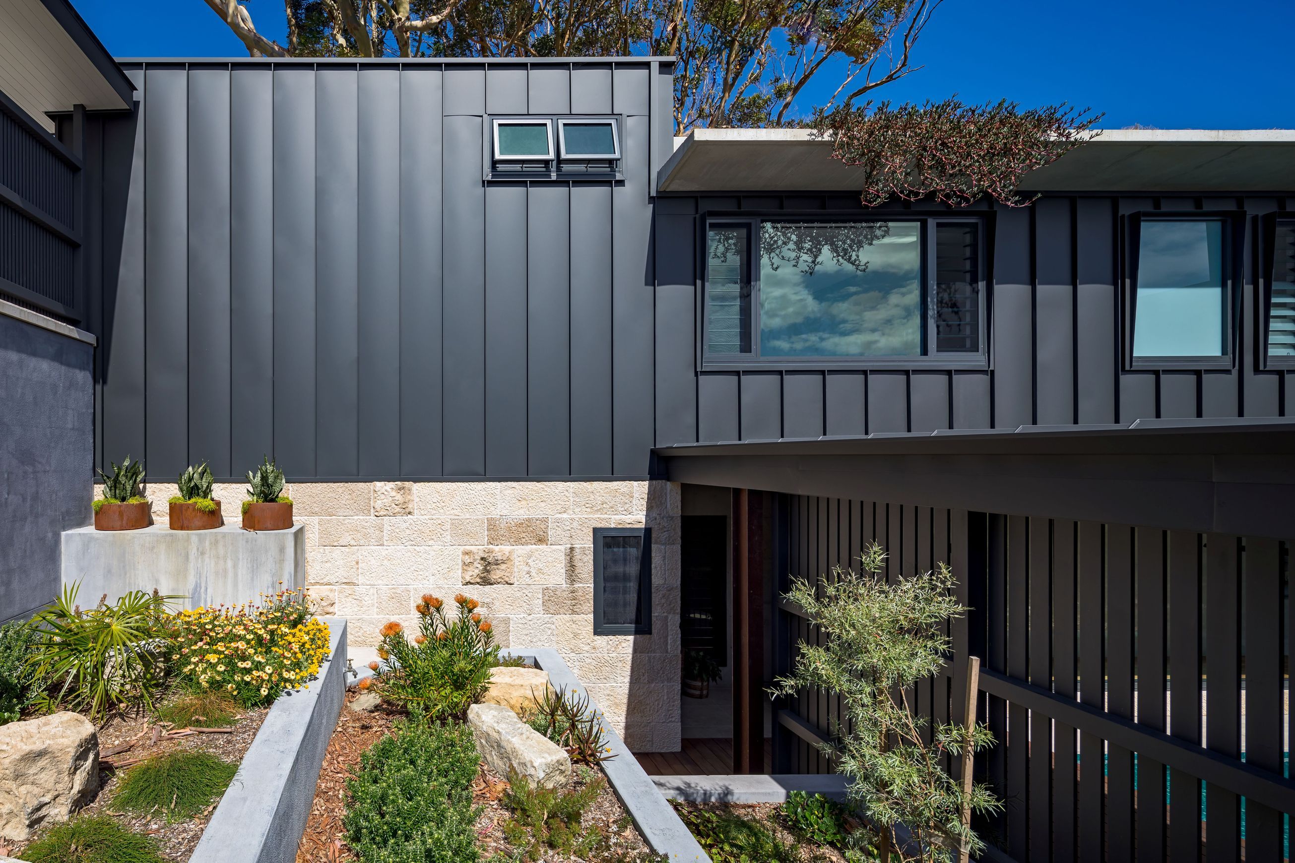 Snap-Line45® metal cladding