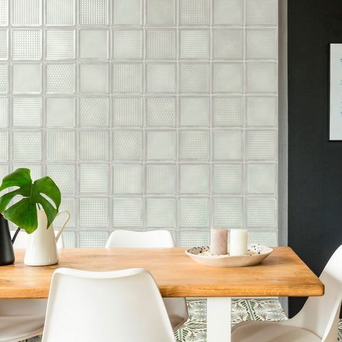 Glass White Brick Wall Tiles