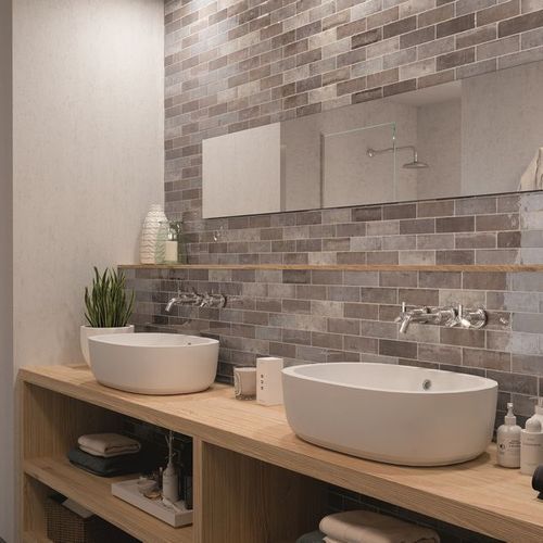 Tennessee Gloss Grey Gloss Wall Tiles