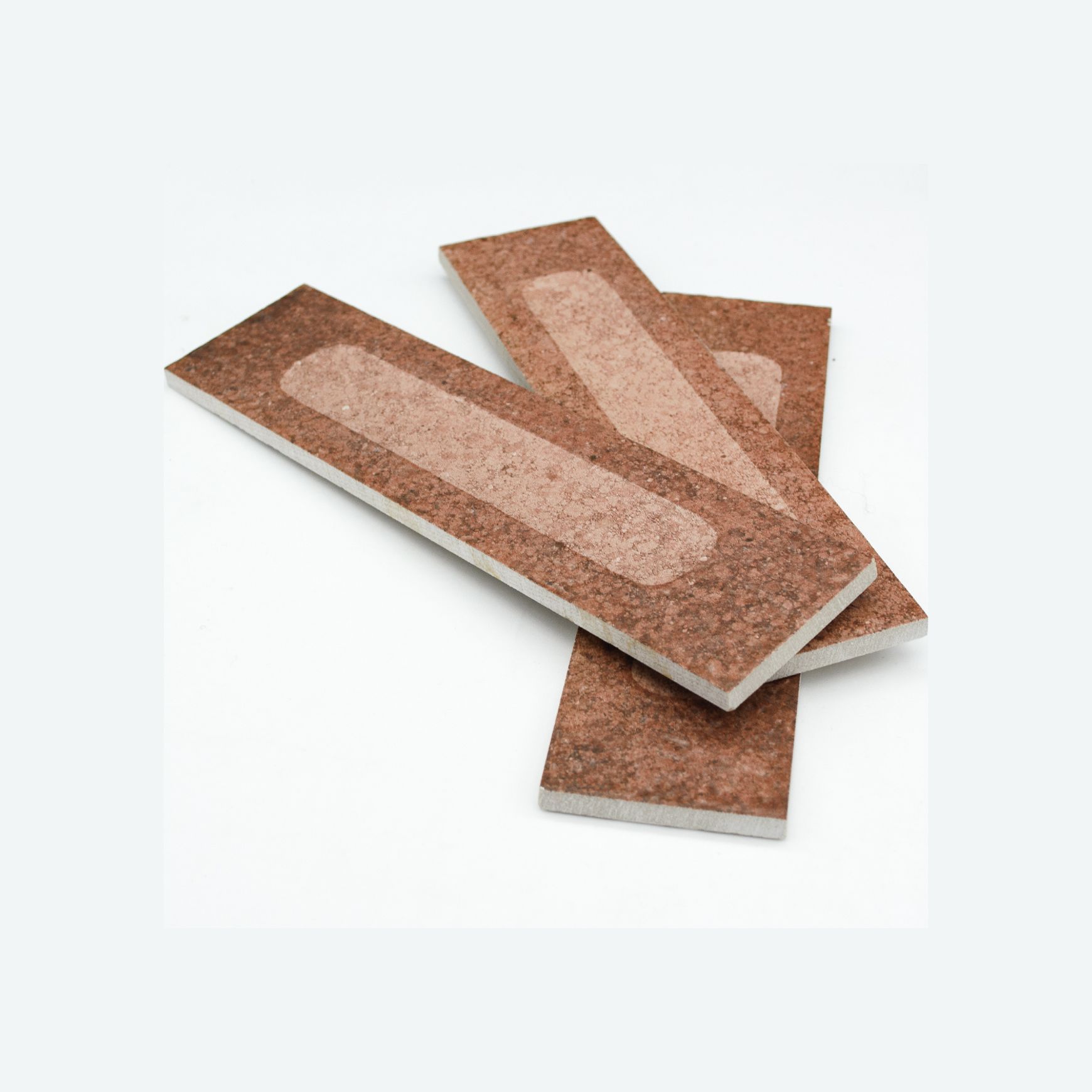 Cinder Brick Paprika 3D | Perini Tiles