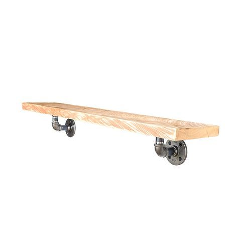 Macrocarpa Pipe Bracket Shelf