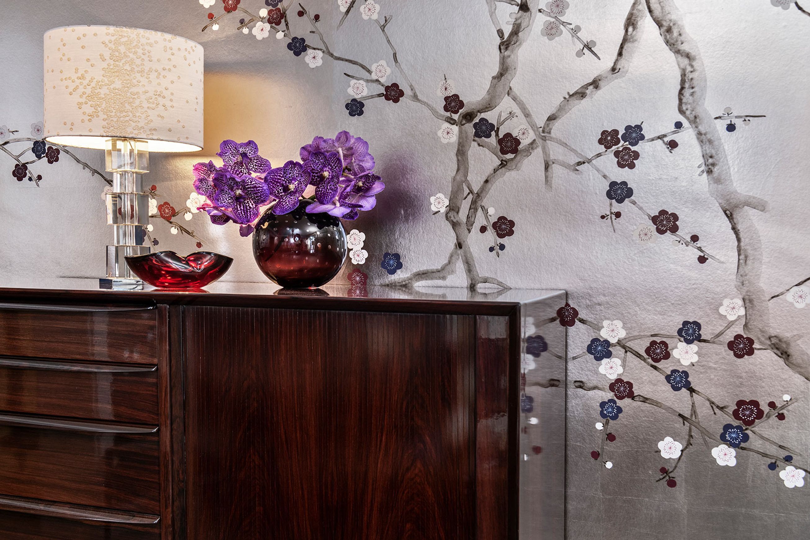 De Gournay Plum Blossom | Wallpaper