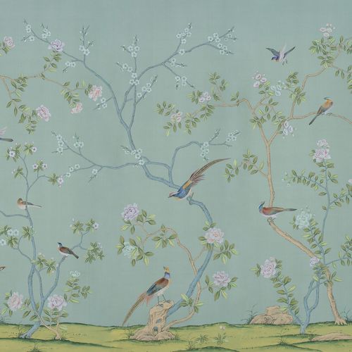 De Gournay Badminton | Wallpaper