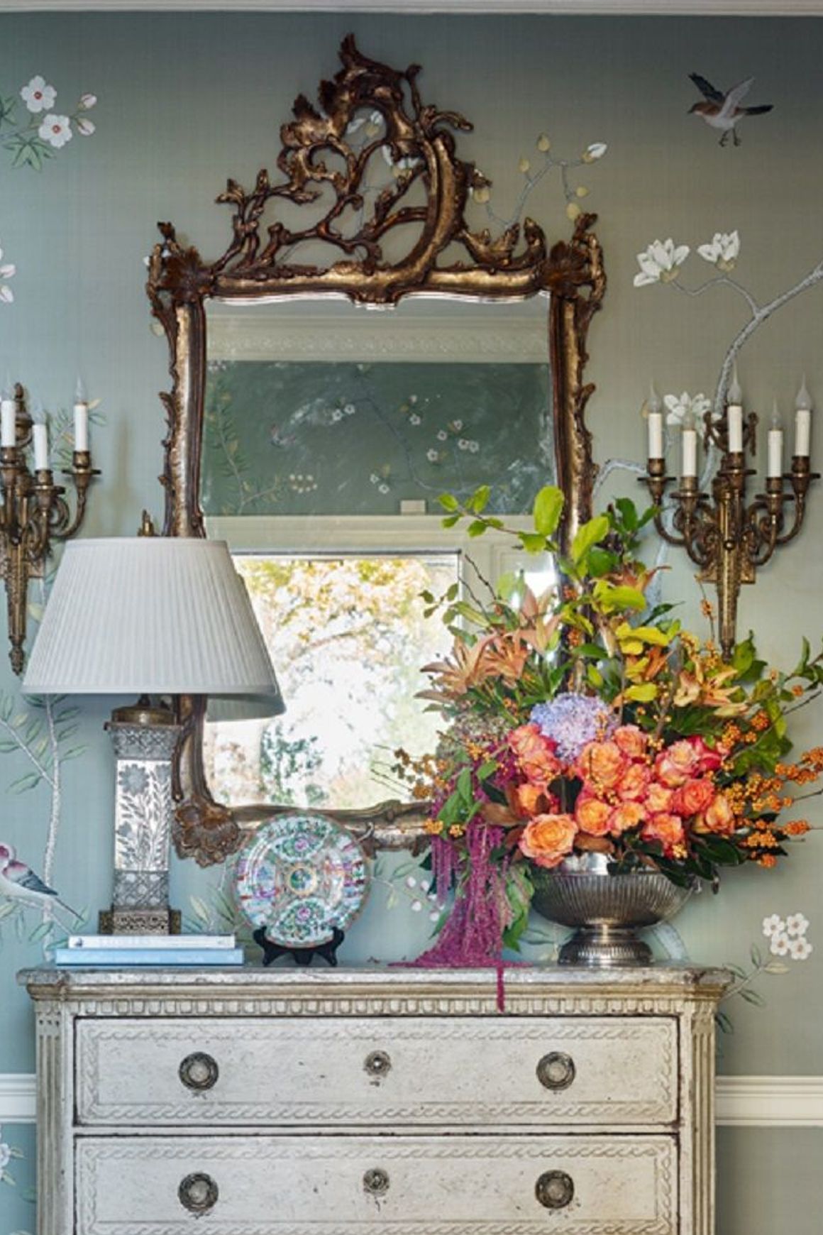 De Gournay Badminton | Wallpaper