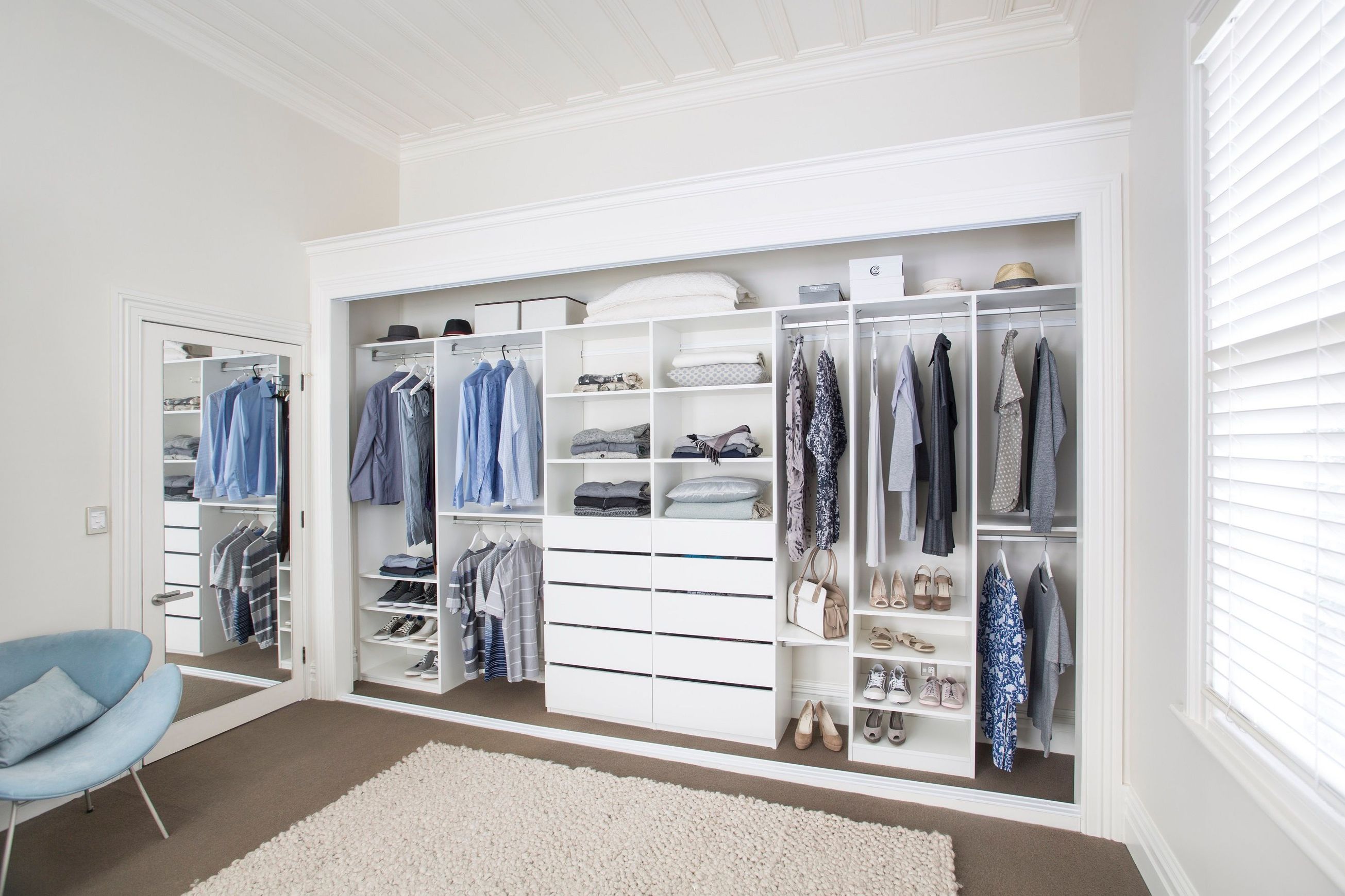 Custom Reach In Wardrobe