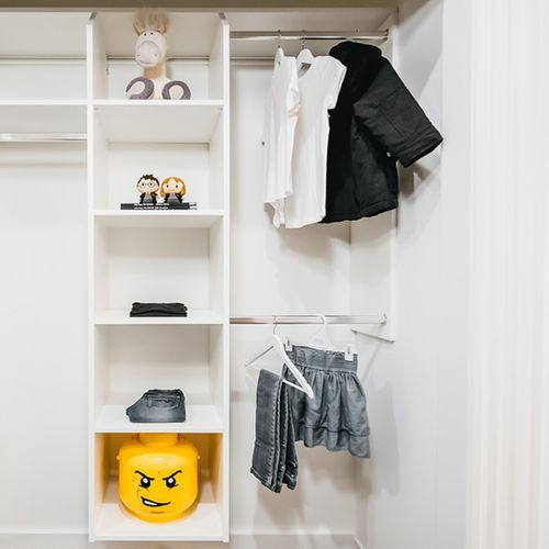 Everyday White Melamine Built-In Wardrobe