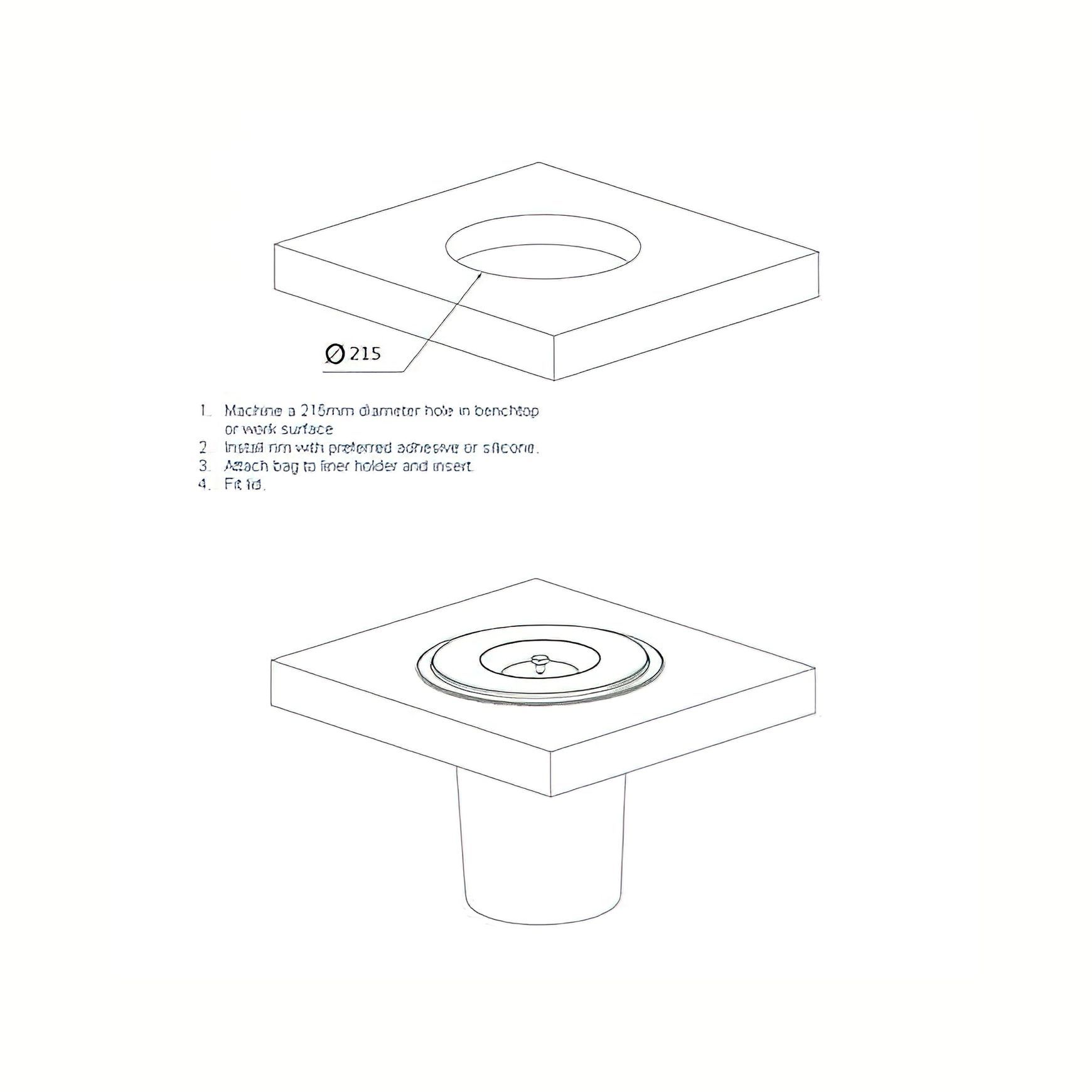 Krome Benchtop Lid