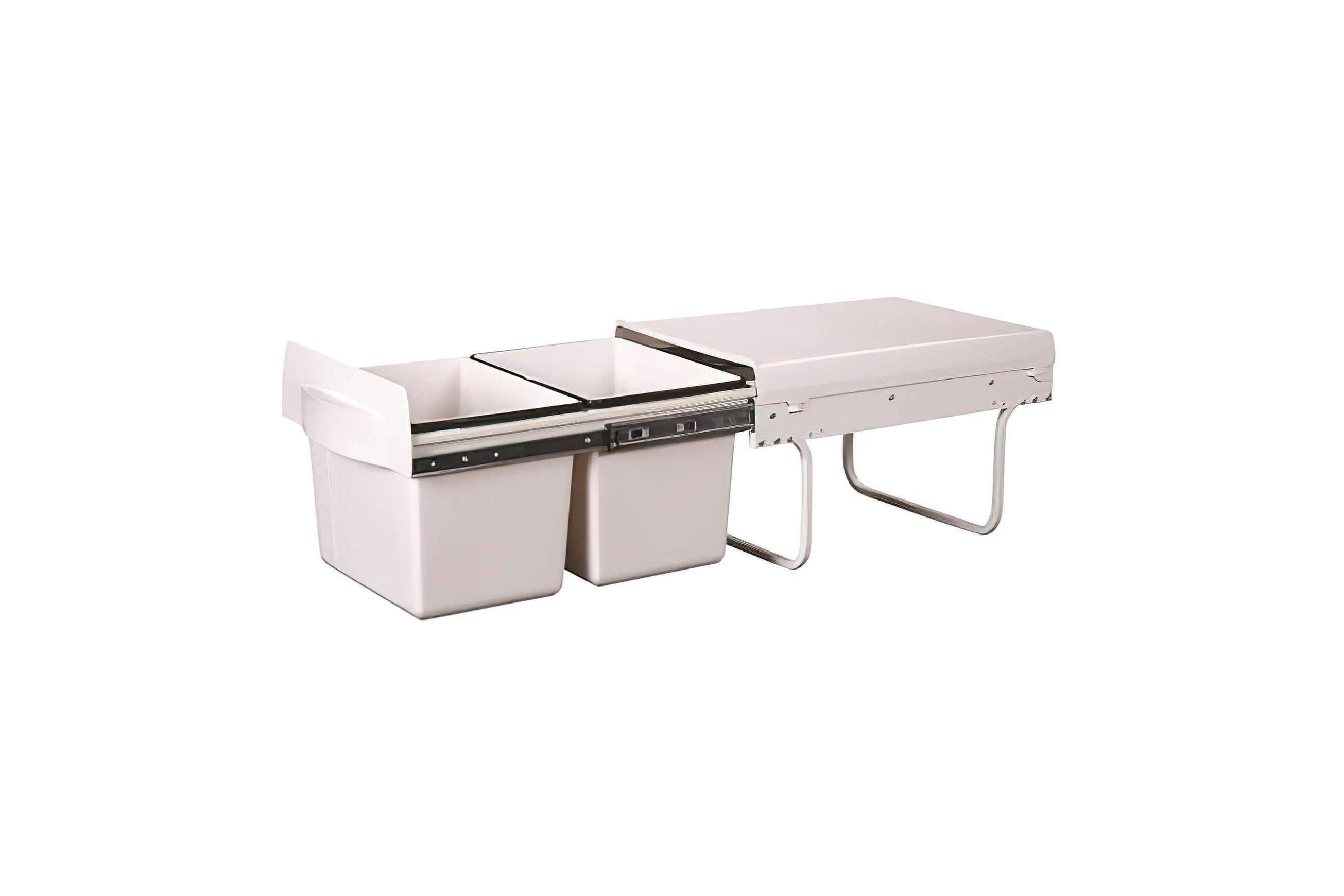 Krome Soft Close Twin Bin 30L [2x15L]