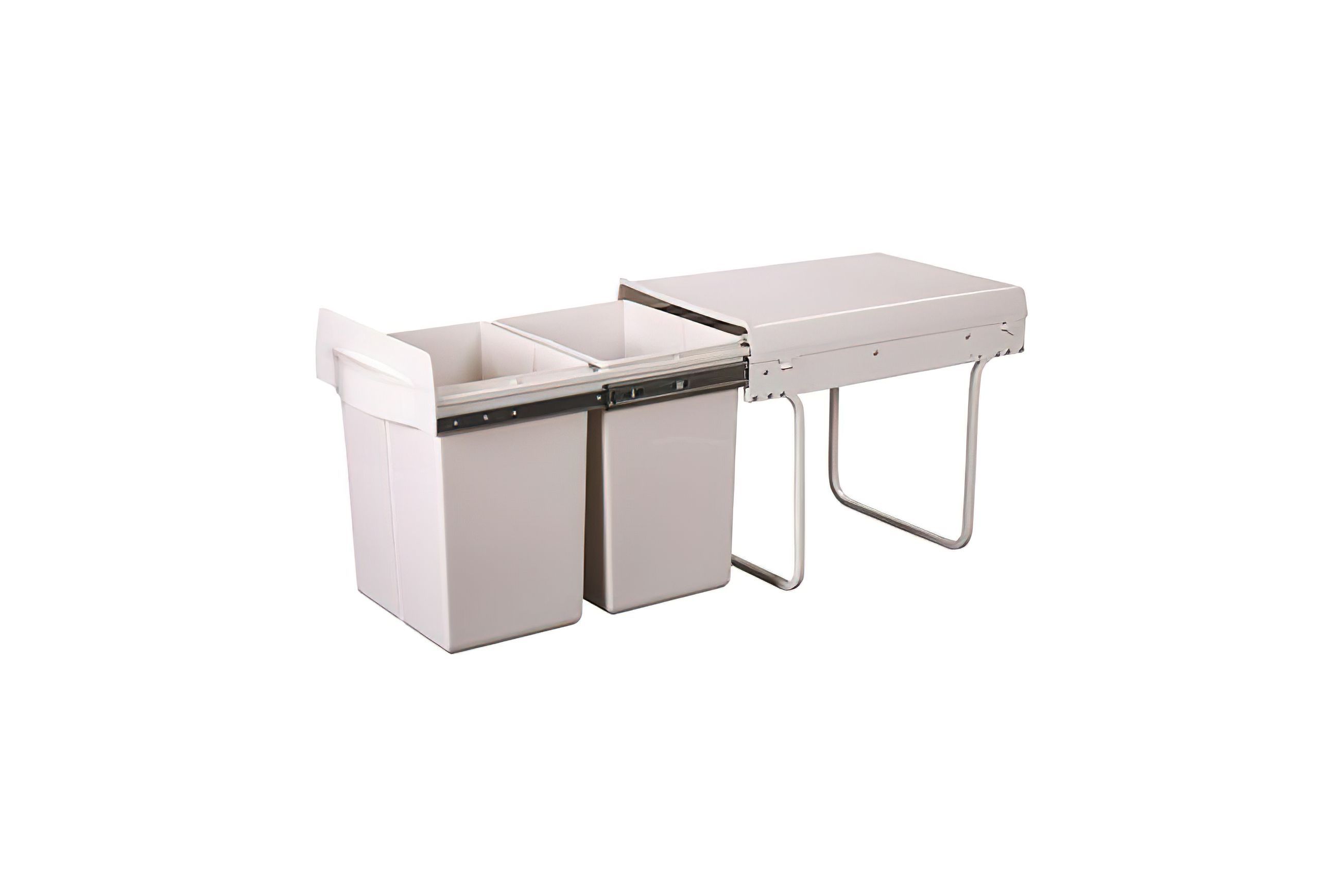 Krome Soft Close Twin Bin 40L [2x20L]