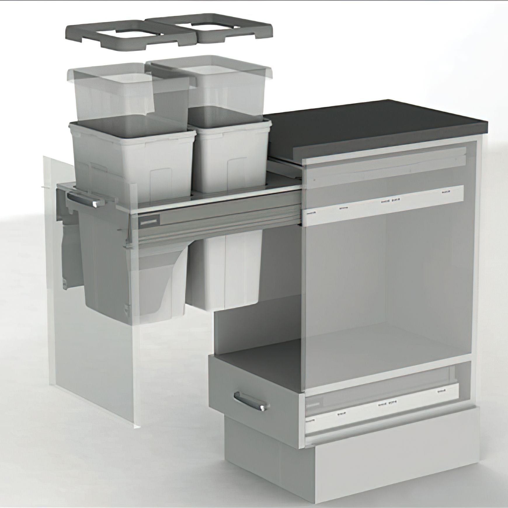 Krome Twin Bin 36L [2x18L]