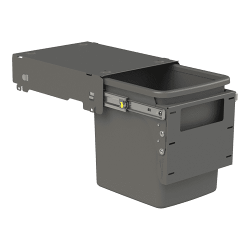 Hideaway Compact Bin 1 x 15L Bucket | Door Pull