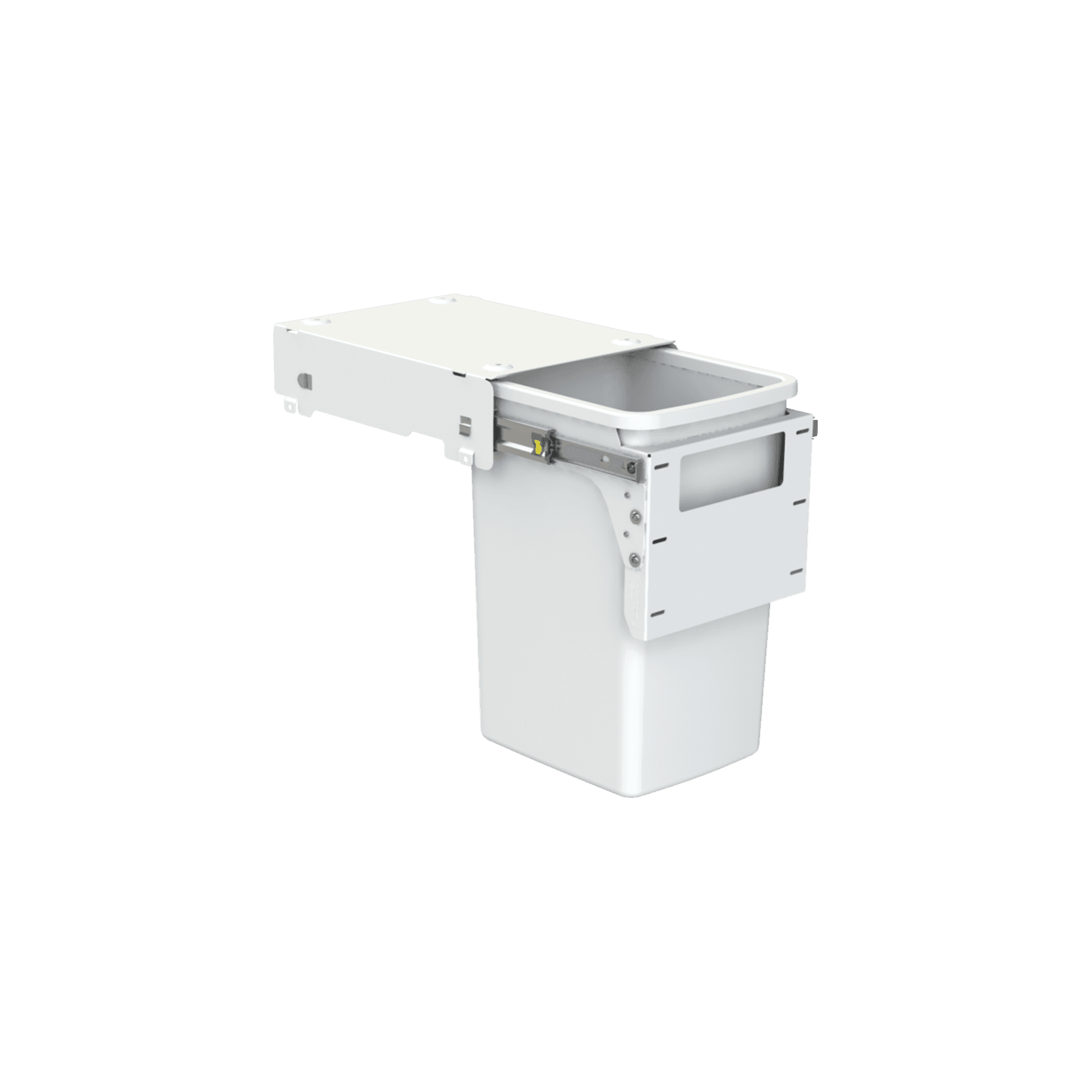 Hideaway Compact Bin 1 x 20L Bucket | Door Pull