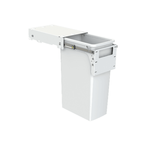 Hideaway Compact Bin 1 x 40L Bucket | Door Pull