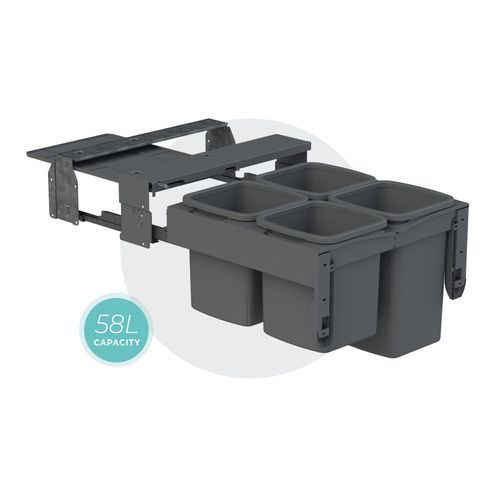 Concelo 2x13L 2x16L Bucket | Waste + Recycling | Cinder
