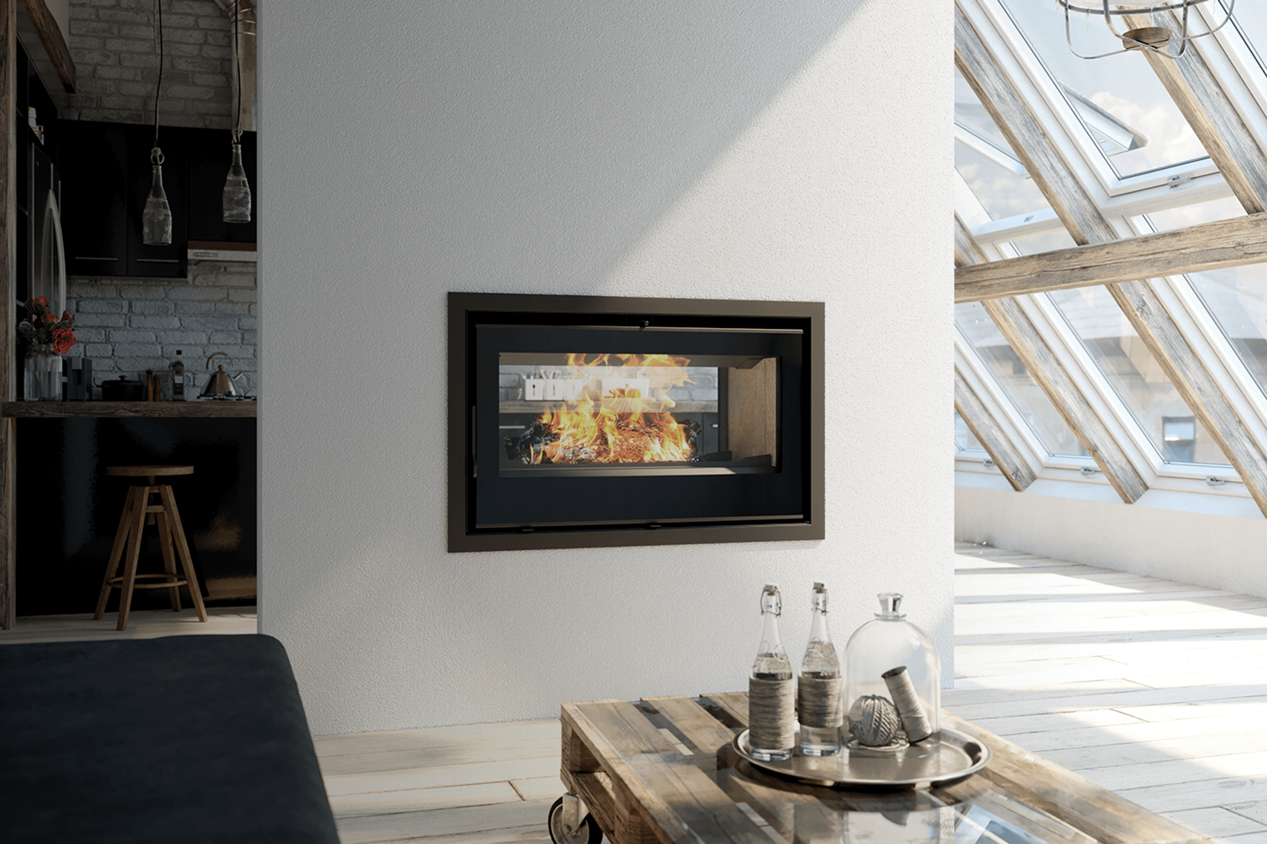 Axis I1000IB Double Sided - Contemporary Inbuilt