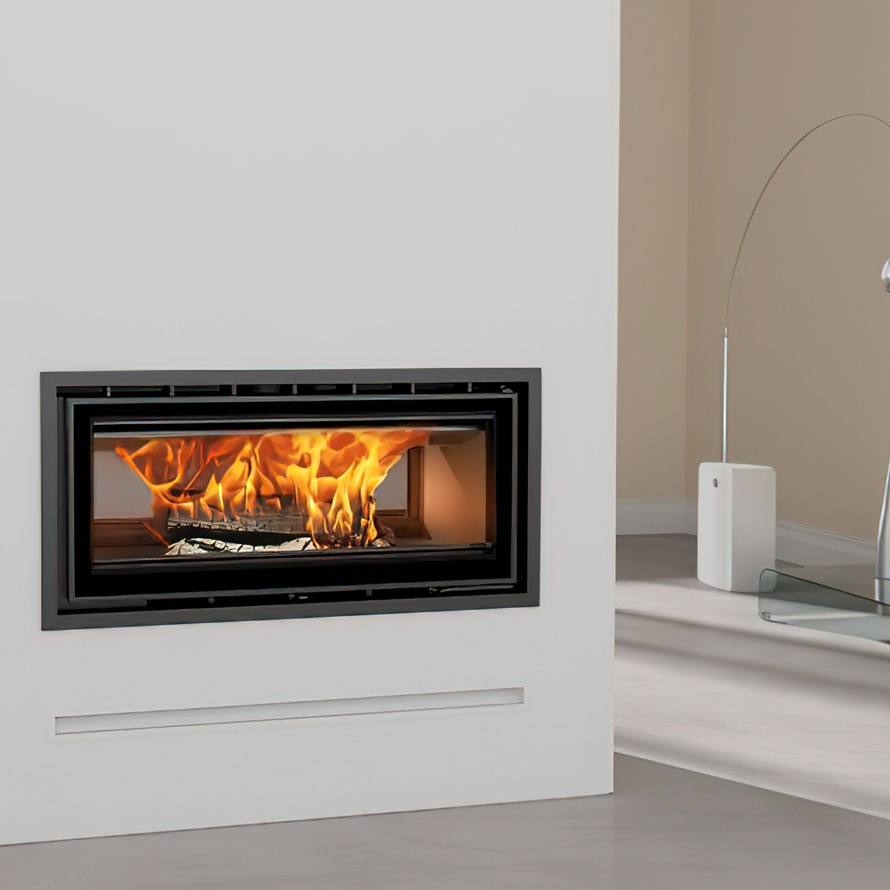 ADF Linea 100 Duo Insert Fireplace