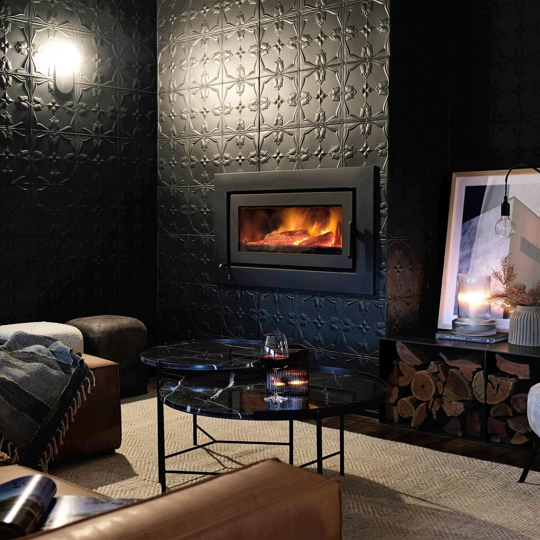 Kemlan Celestial 900 Insert Fan Forced Wood Fireplace