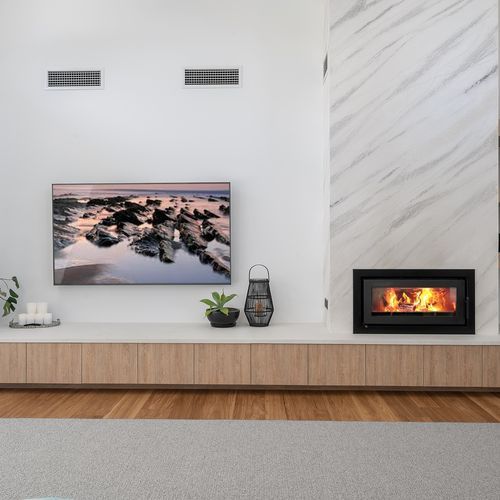 Kemlan Celestial 900 Insert Fan Forced Wood Fireplace