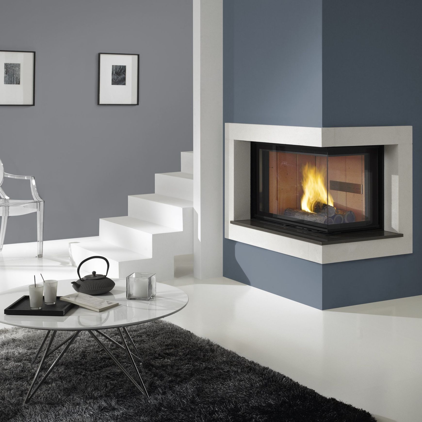 Cheminee Chazelles D100VAD Designer Wood Fireplace