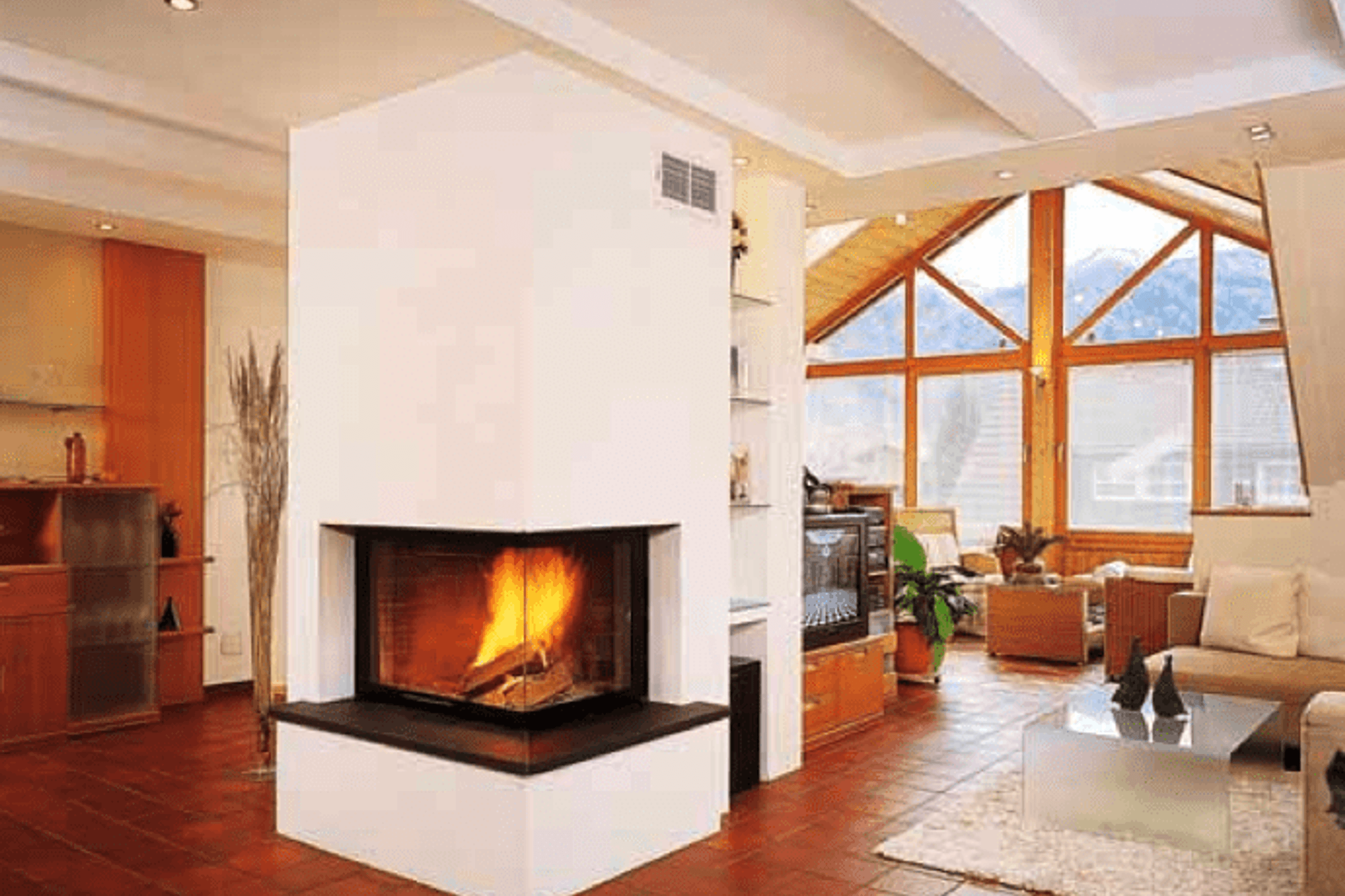Cheminee Chazelles D100VAD Designer Wood Fireplace