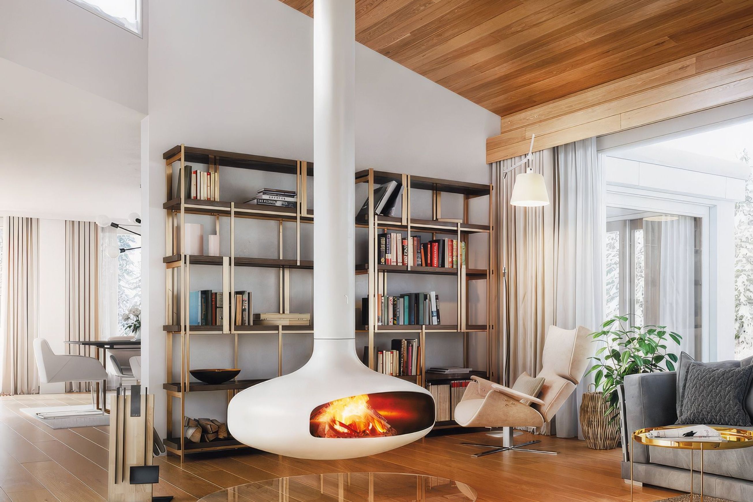 Domofocus Suspended Fireplace