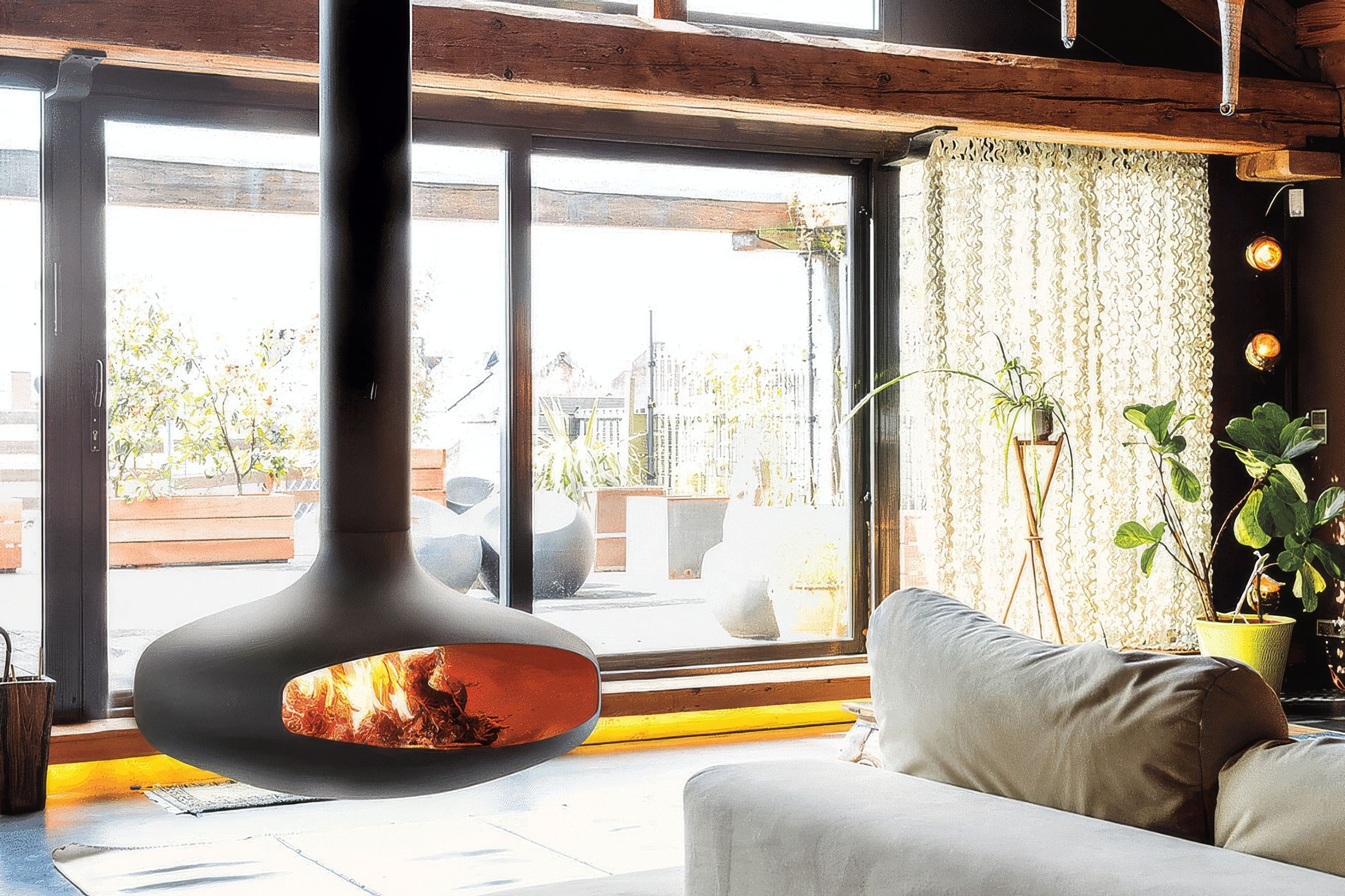Domofocus Suspended Fireplace