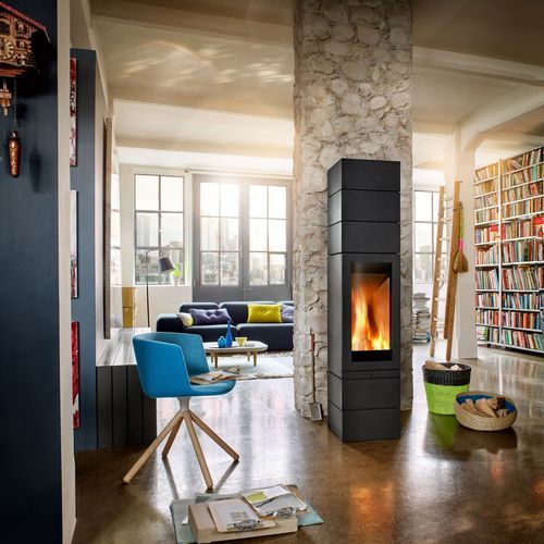 Skantherm Element 400 Front - Slow Combustion Wood Heater