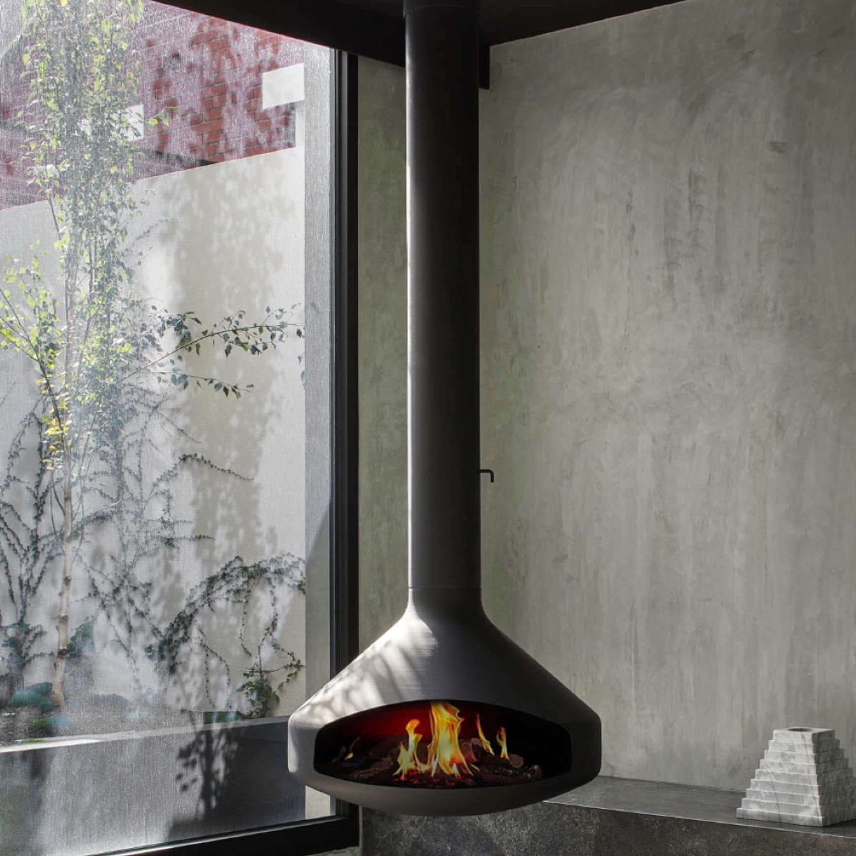 Focus Suspended Indoor Wood Fire Range