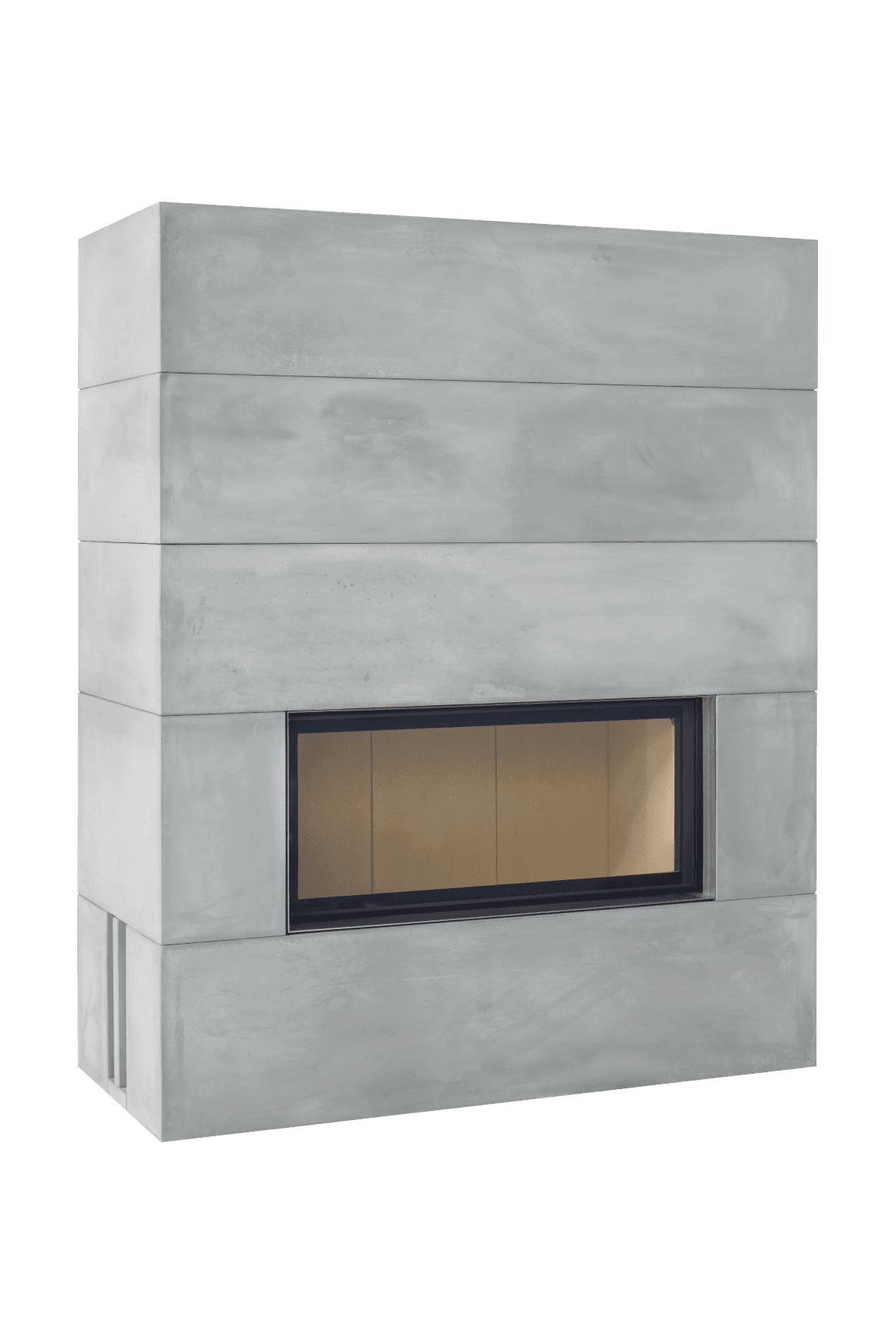 Euro Brunner Single Sided 101/45 Wood Fireplace