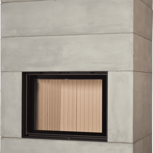 Euro Brunner Single Sided 51/67 Wood Fireplace