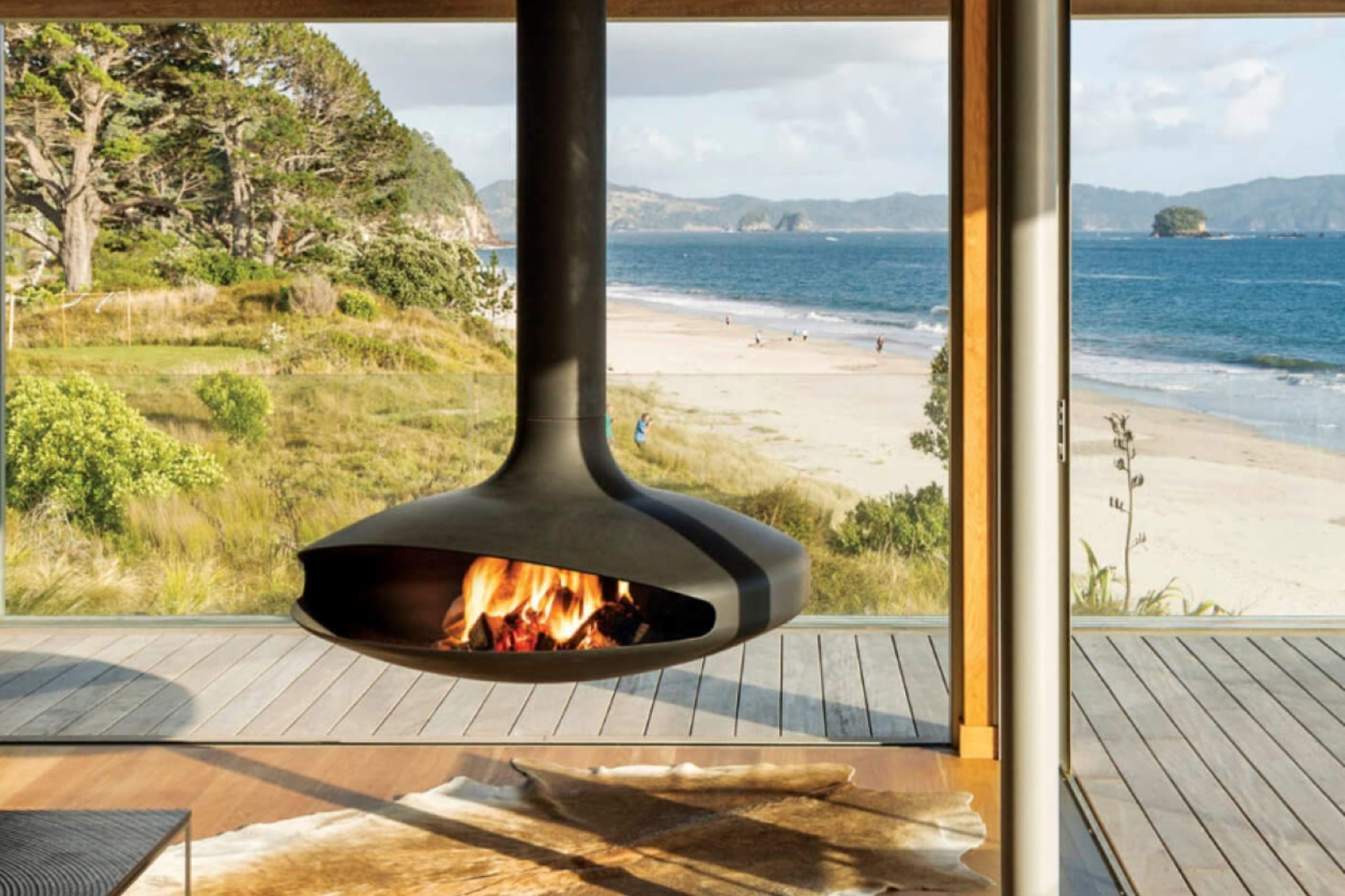 Focus Suspended Indoor Wood Fire Range