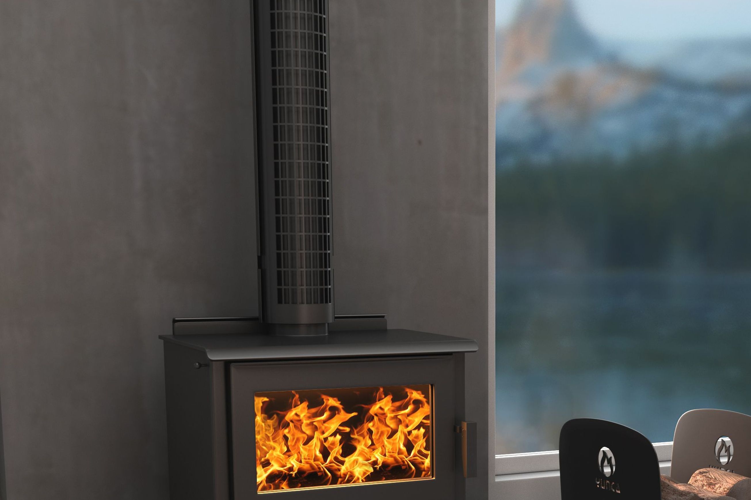 Monte Leg Wood Burner