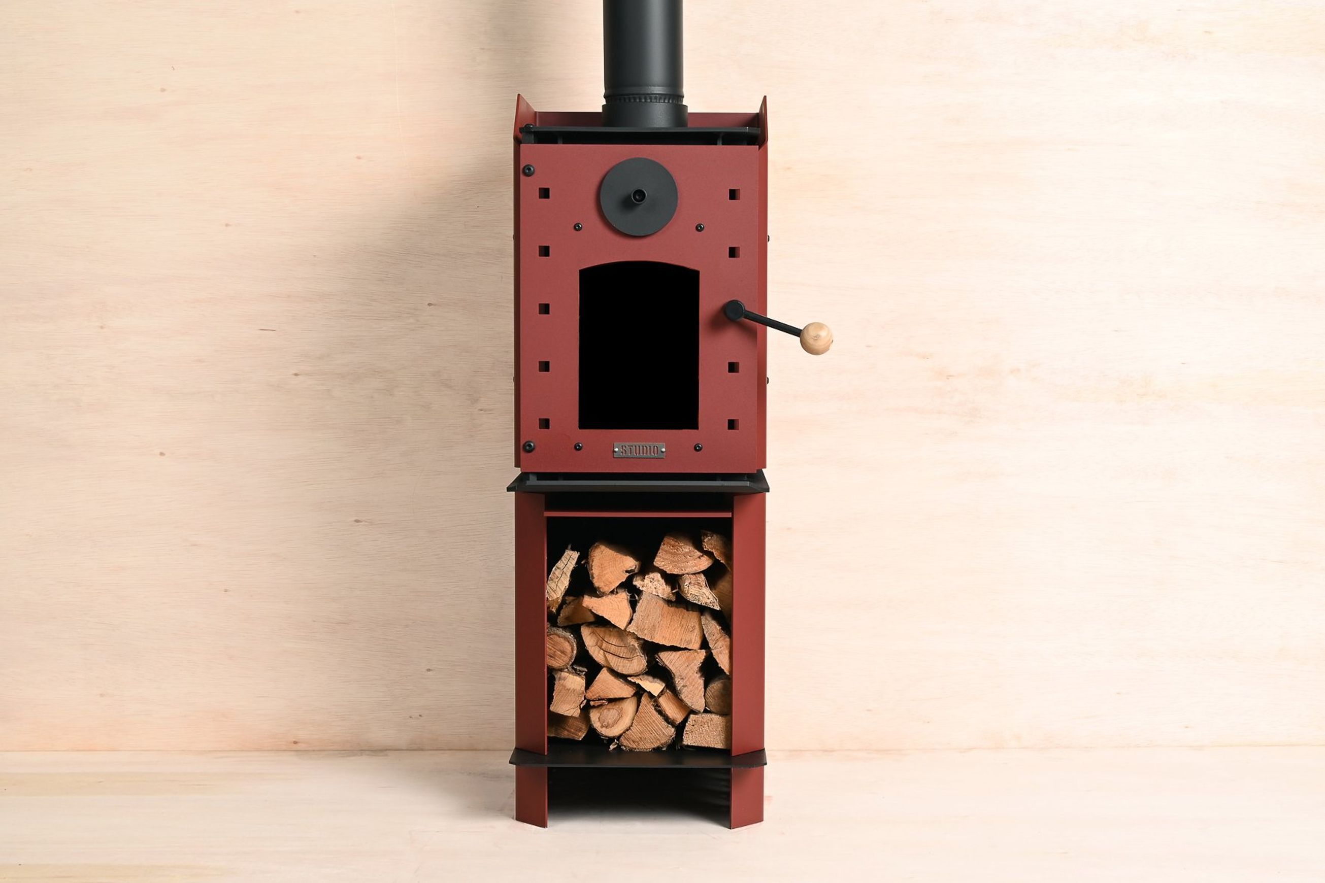 Warmington | Studio Compact - Log Box Fireplace