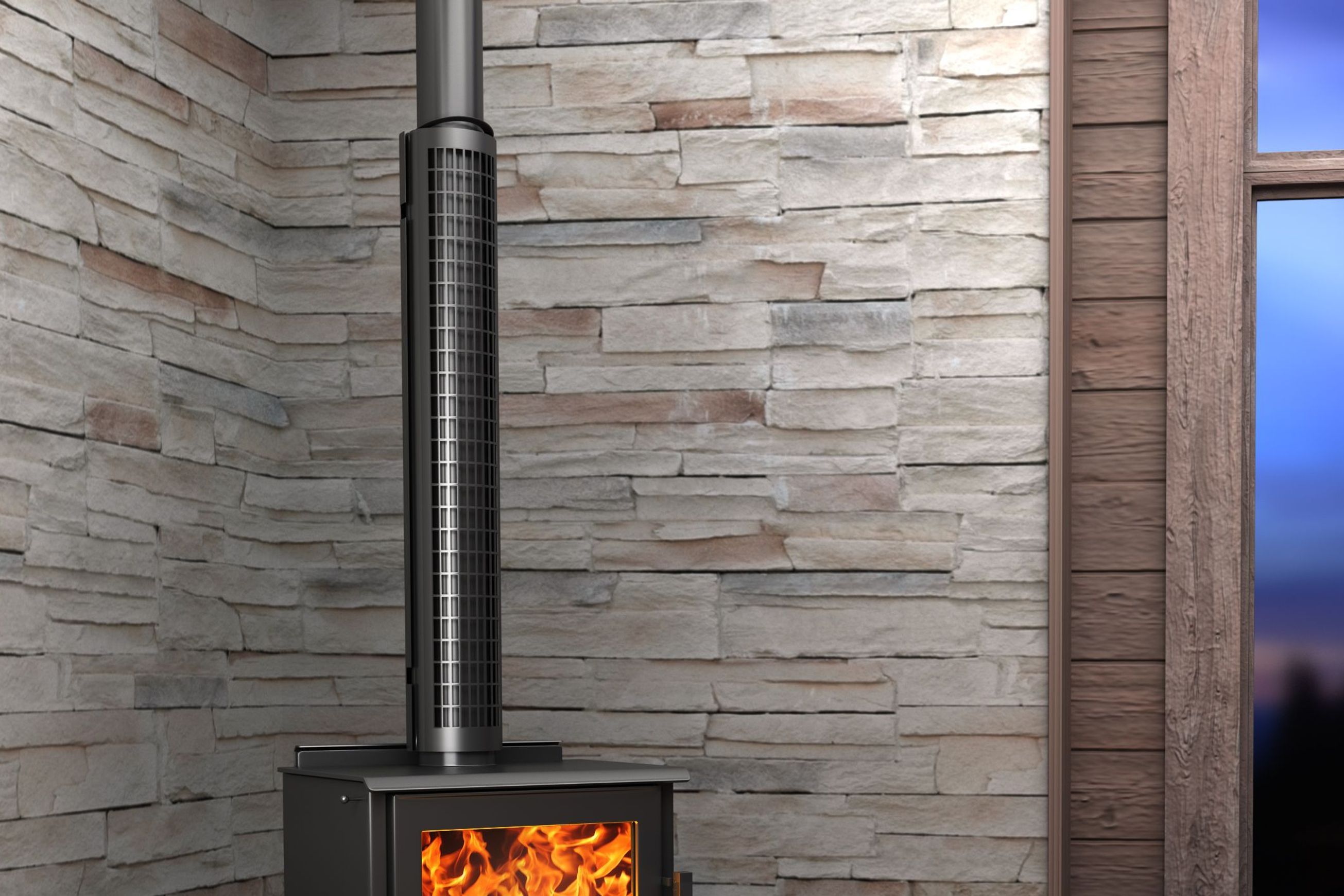 Monte Leg Wood Burner