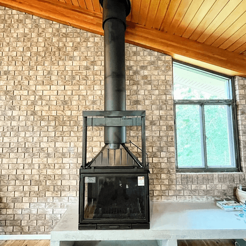 Seguin Multivision 8000 3V Cast Iron Cheminee Fireplace