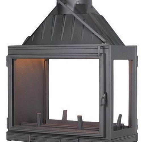 Seguin Multivision 8000 3 Sided Cast Iron Fireplace