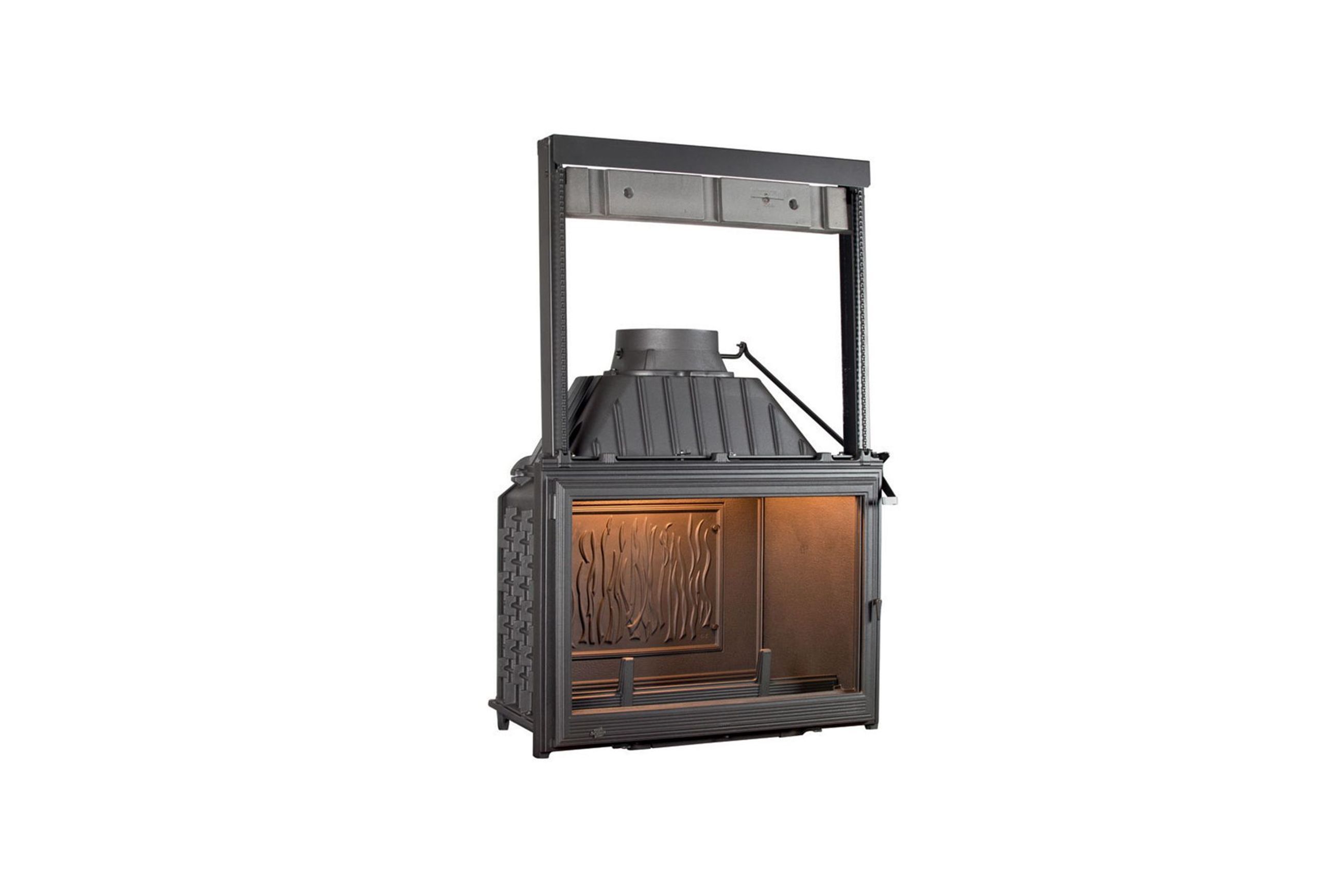 Seguin Super 9 Cheminee Fireplace - Swing and Lift Door