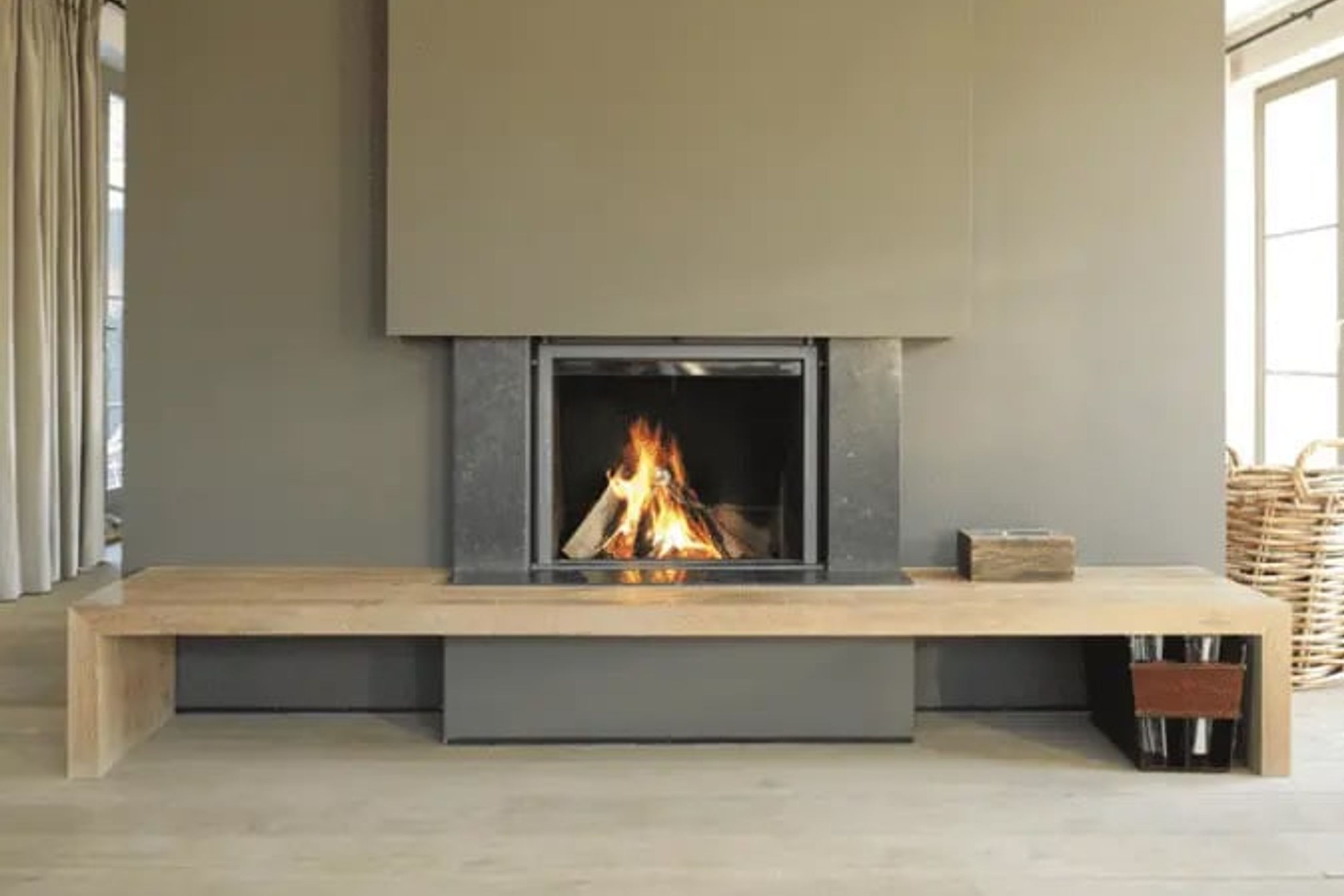 Stuv21/95 Single Sided Wood Fireplace