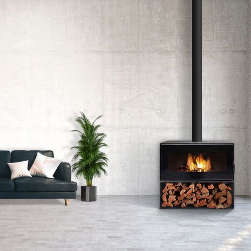 VisionLINE Taurus Clean Air Freestanding Wood Fire