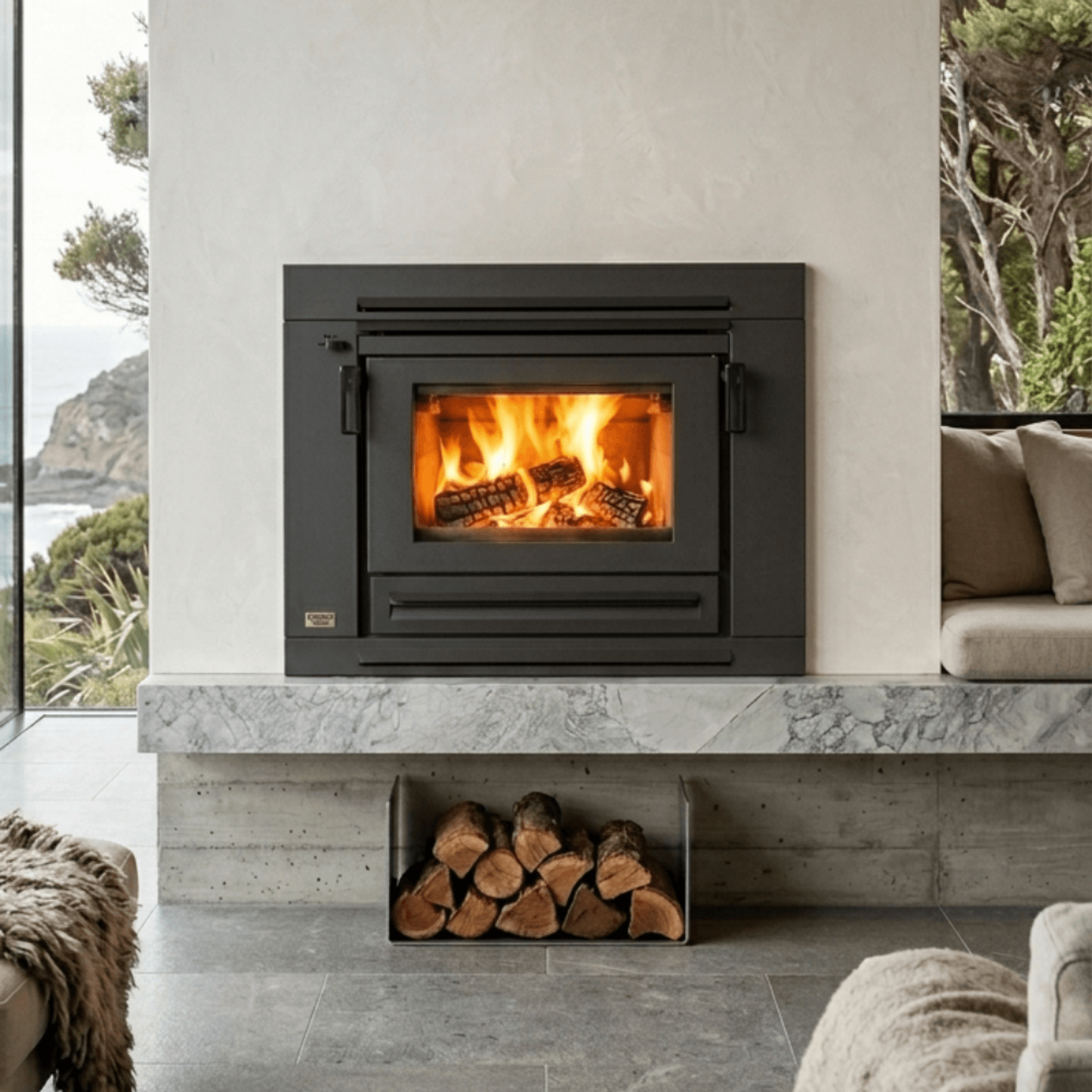 Xander Insert Wood Burner Fireplace