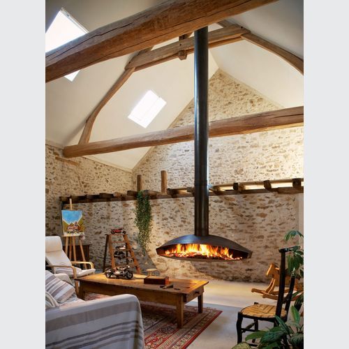 Focus Antefocus - Suspended Fireplace