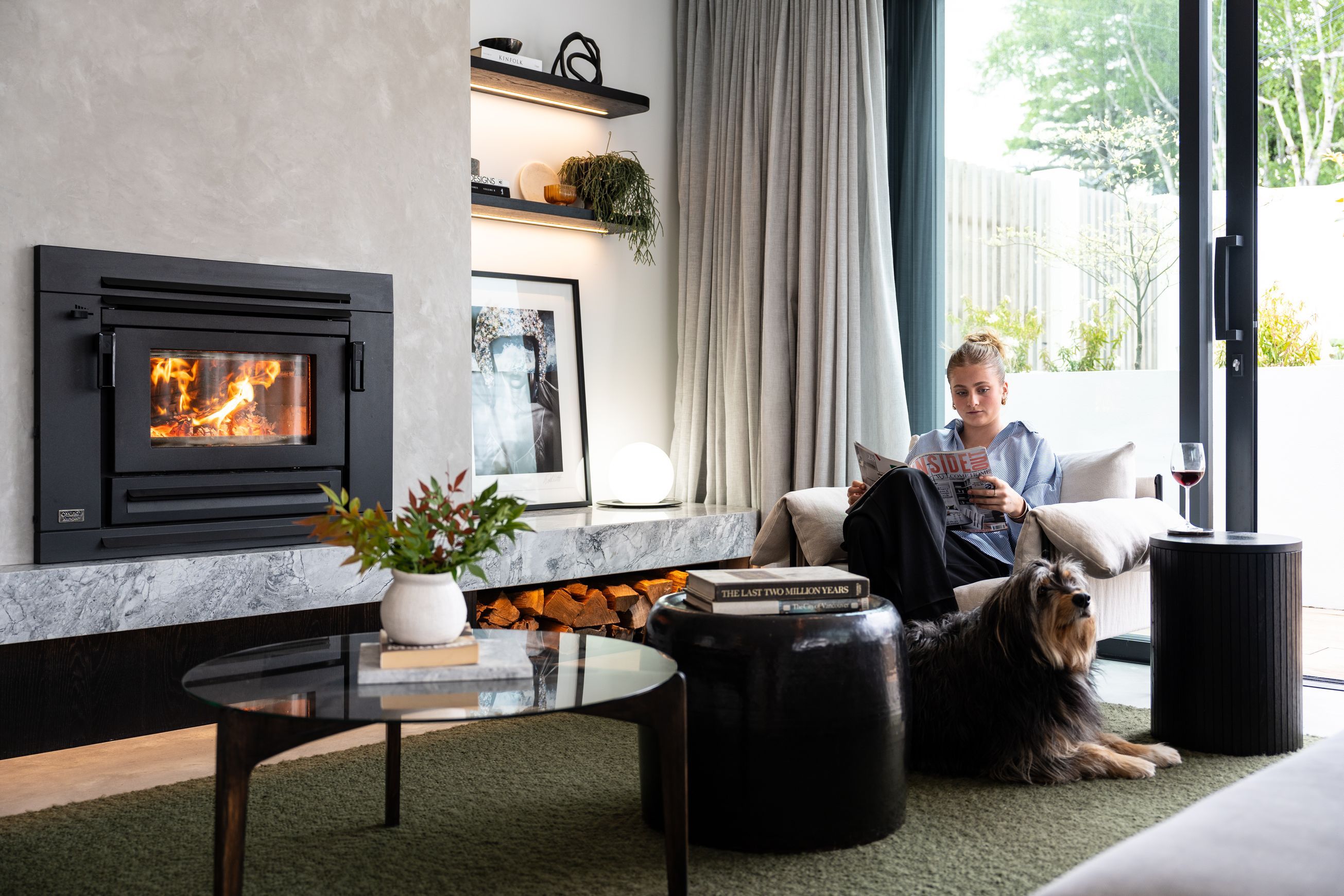 Xander Insert Wood Burner Fireplace
