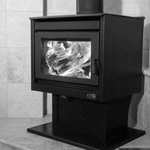 Kemlan Super Nova Freestanding Rural Wood Fireplace