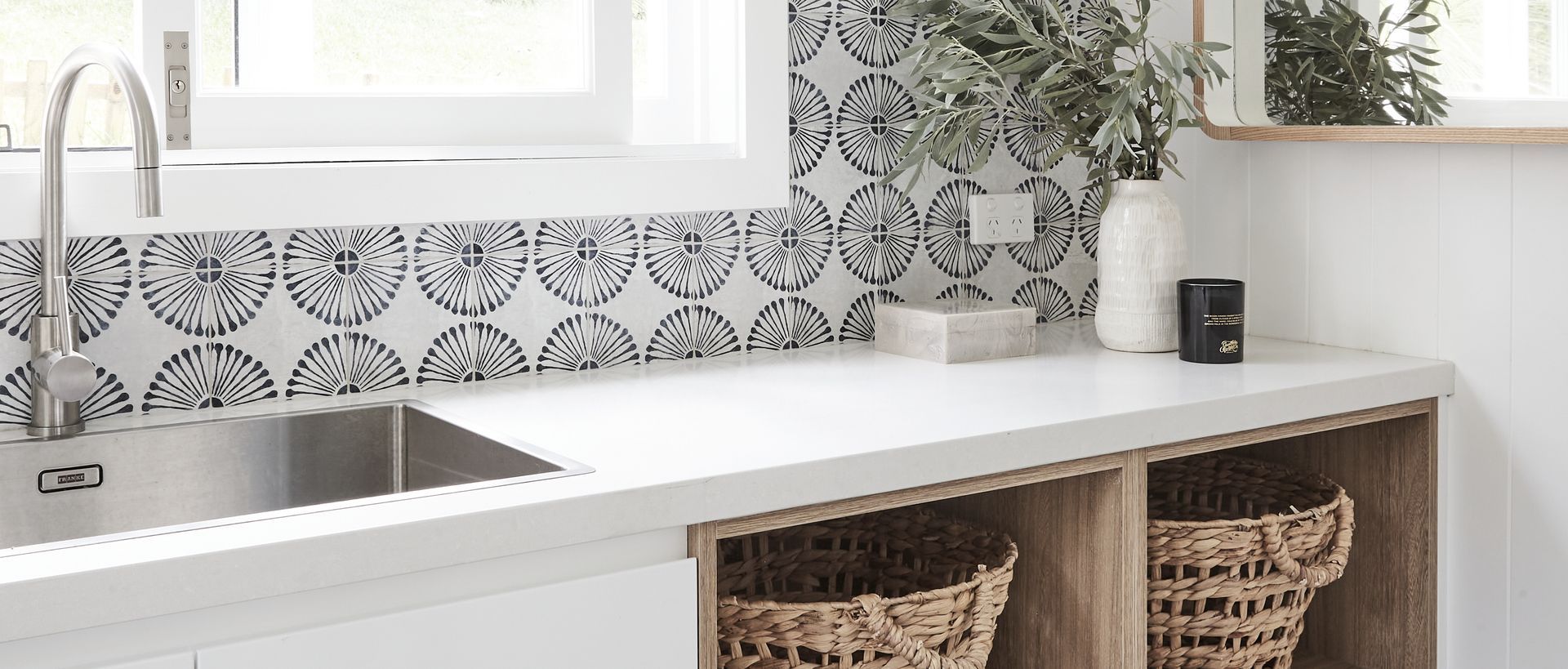 Hero Banner for Coastal Kitchens + Bathrooms