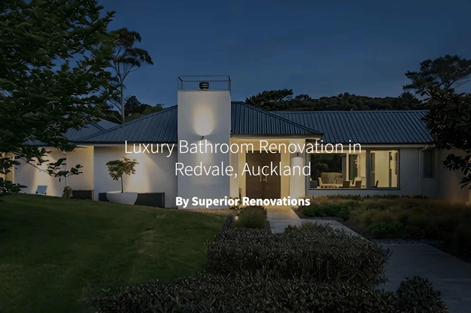 Luxury Bathroom Renovation Redvale, Auckland | Superior Renovations