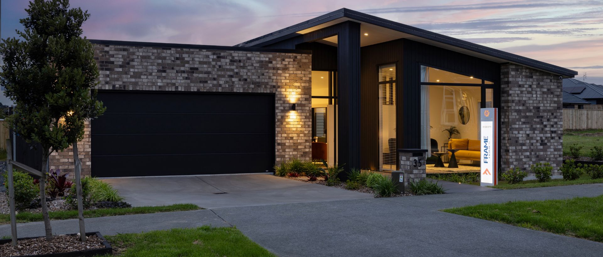 Hero Banner for Frame Homes