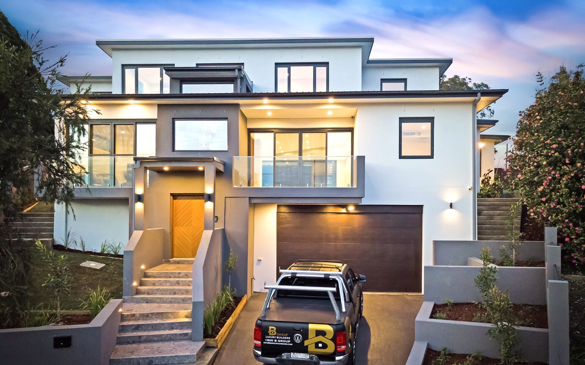 Hero Banner for B Group Luxury Builders