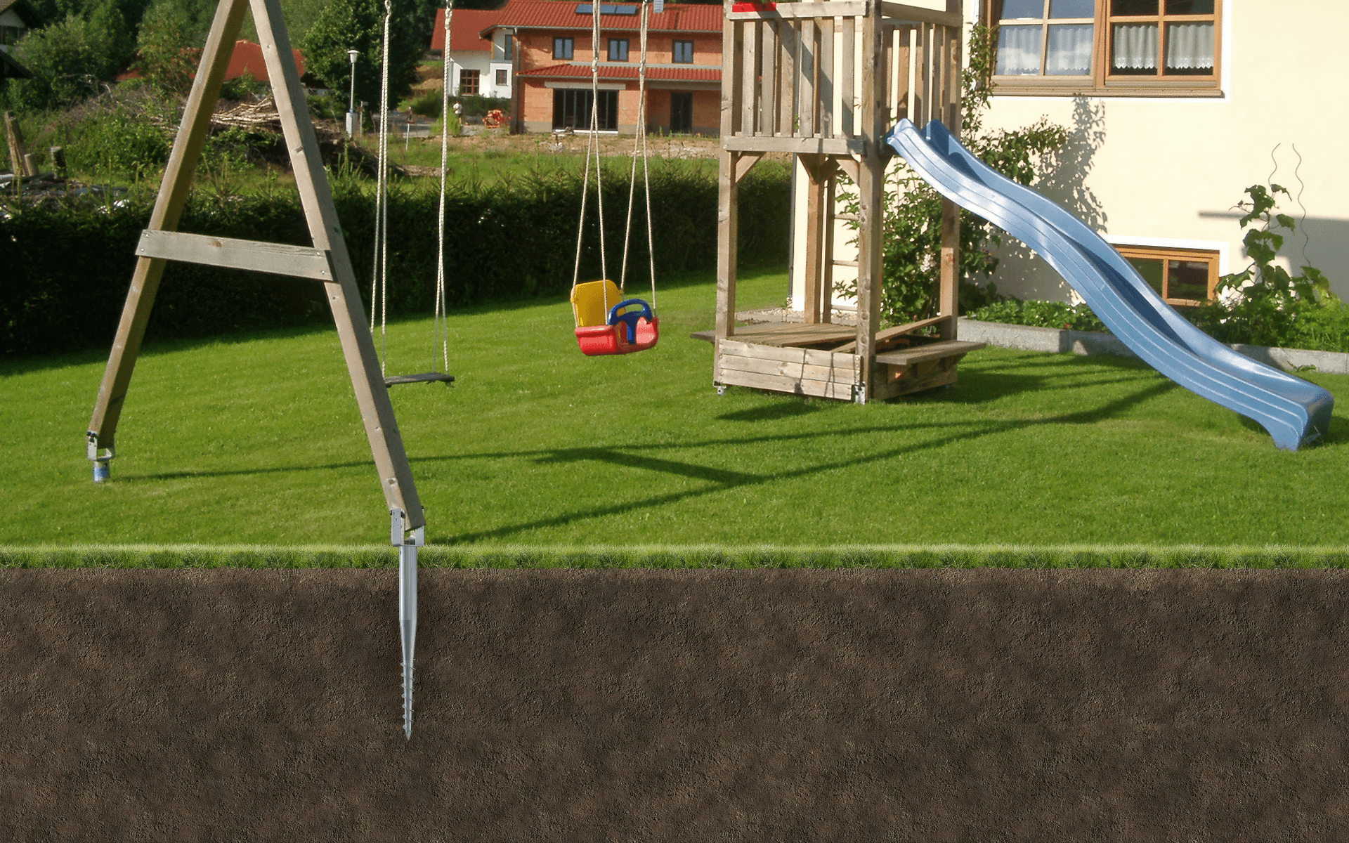 Supporting Image 3 for Krinner Oceania Ground Screws