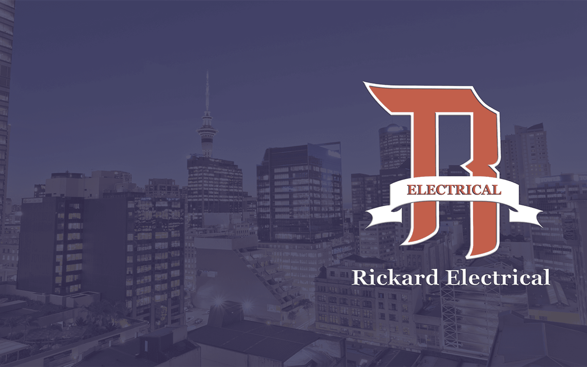 Hero Banner for Rickard Electrical