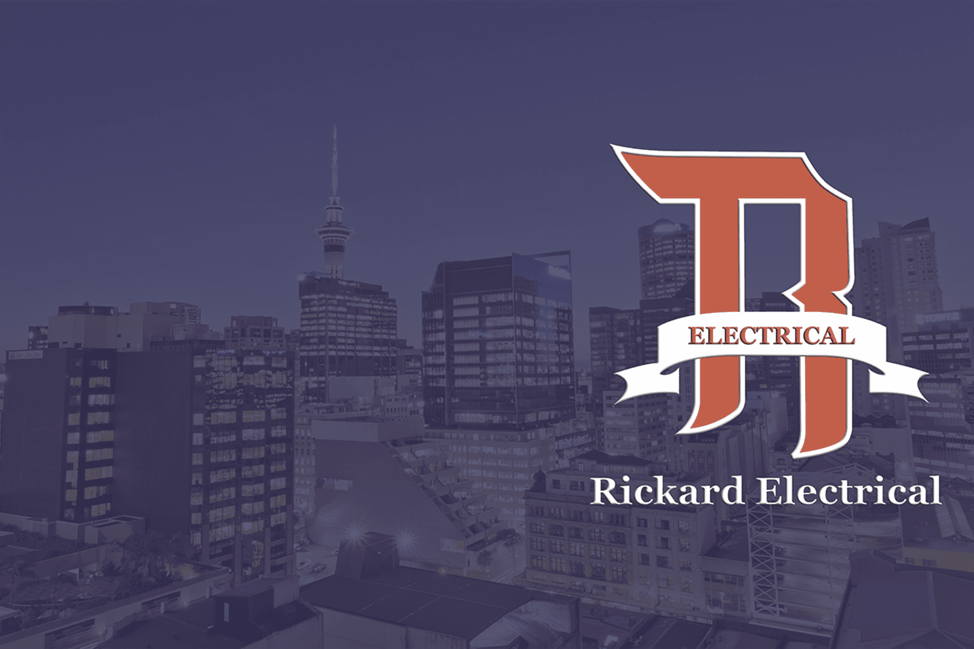 Hero Banner for Rickard Electrical